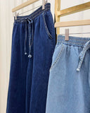 Matheo Garterized Denim Pants