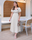 Meadow Polka Puff Sleeve Dress