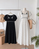 Meadow Polka Puff Sleeve Dress