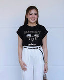 Mickey Glitter Cotton Top