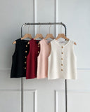 Mikaella Buttondown Knit Top