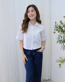 Mitchie Buttondown Collared Top