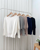 Naira Boat Neck Knit Top
