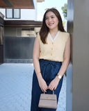 Quilla Premium Buttondown Knit Top