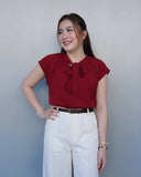 Romie Tie Satin Top