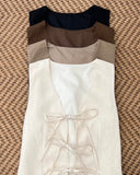 Romina Premium Tie Top