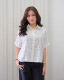 Rudelle Buttondown Polka Top
