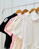 Sedie Collared Buttondown Top