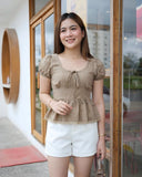 Zailen Premium Peplum Top