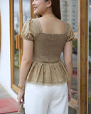 Zailen Premium Peplum Top