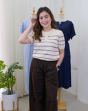 Zairah Stipe Knit Top