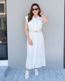 Zelva Premium Belted Maxi Dress